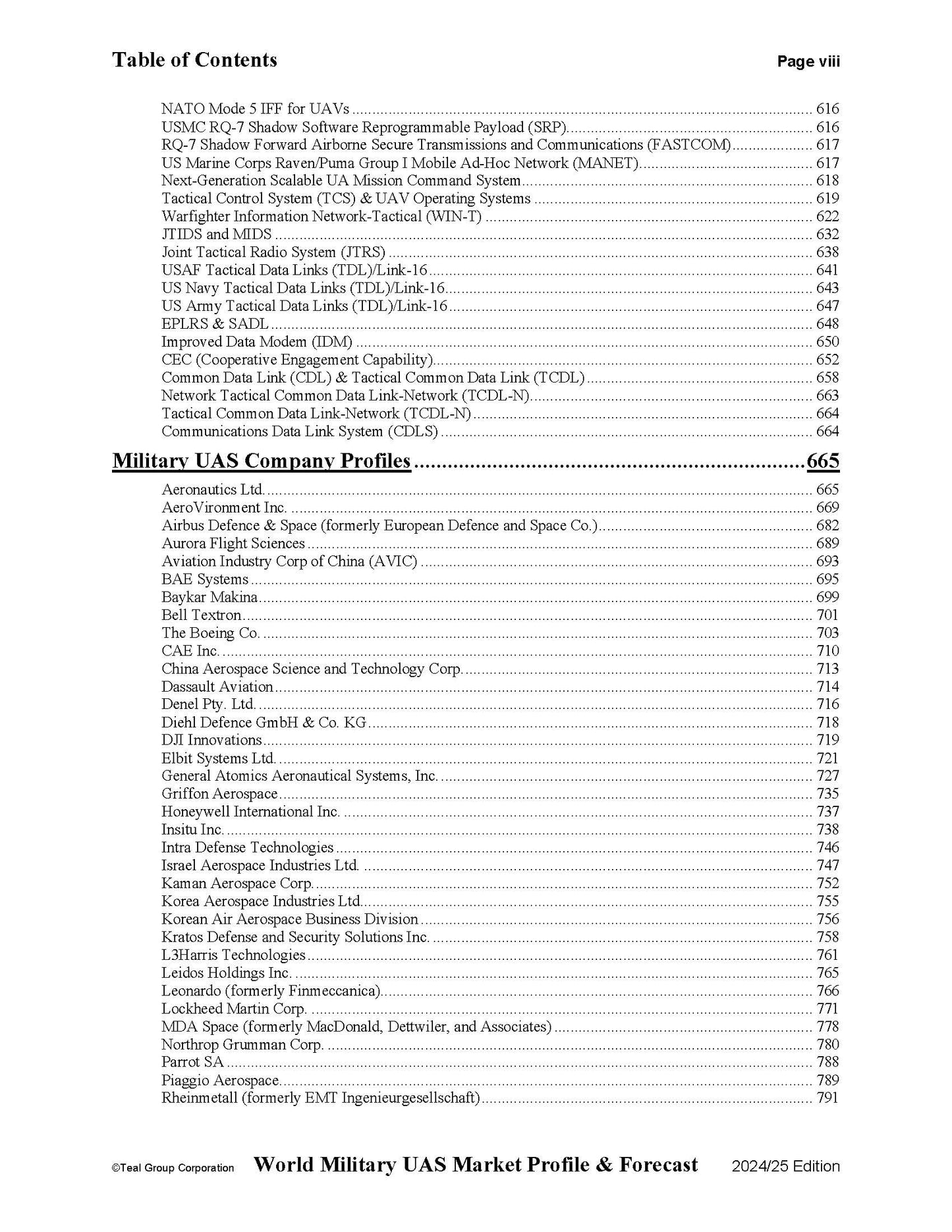2024/2025 World Military Unmanned Aerial Systems Market Profile & Forecast
